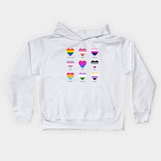 Lgbtqi+ Flags History Kids Hoodie